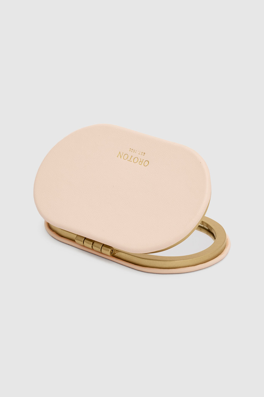 ★OROTON★Scallop Card Sleeve★Puff Pink Scallop Mirror - Puff Pink | Oroton
