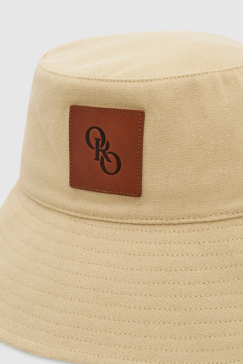 Nell Bucket Hat Dark Wheat Oroton - Main Image