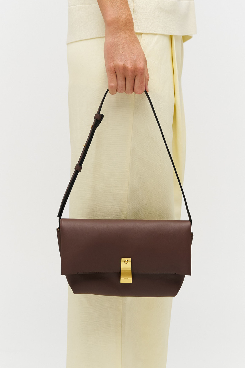 ETTA MEDIUM CLUTCH Bear Brown Oroton - Main Image