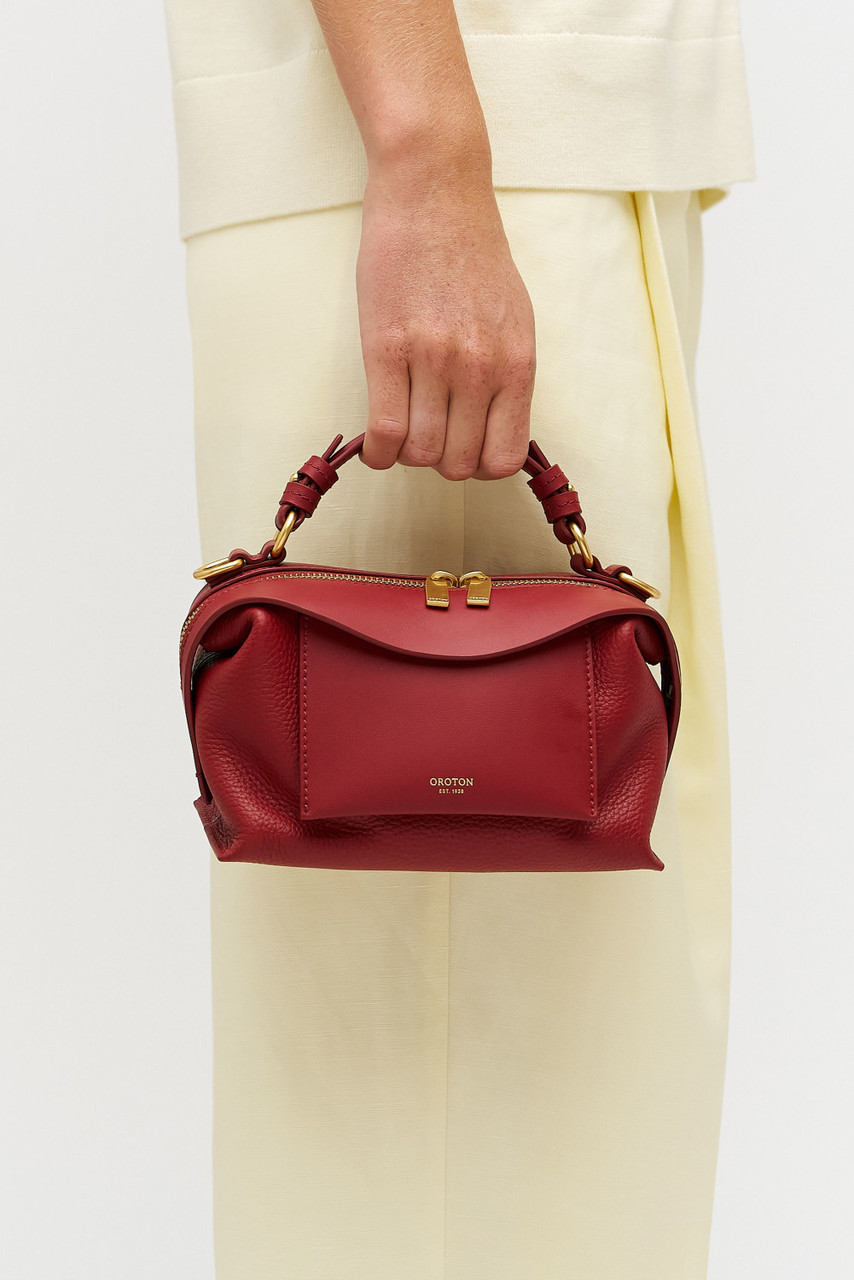 MICA MINI BOWLER - Cherry | Oroton
