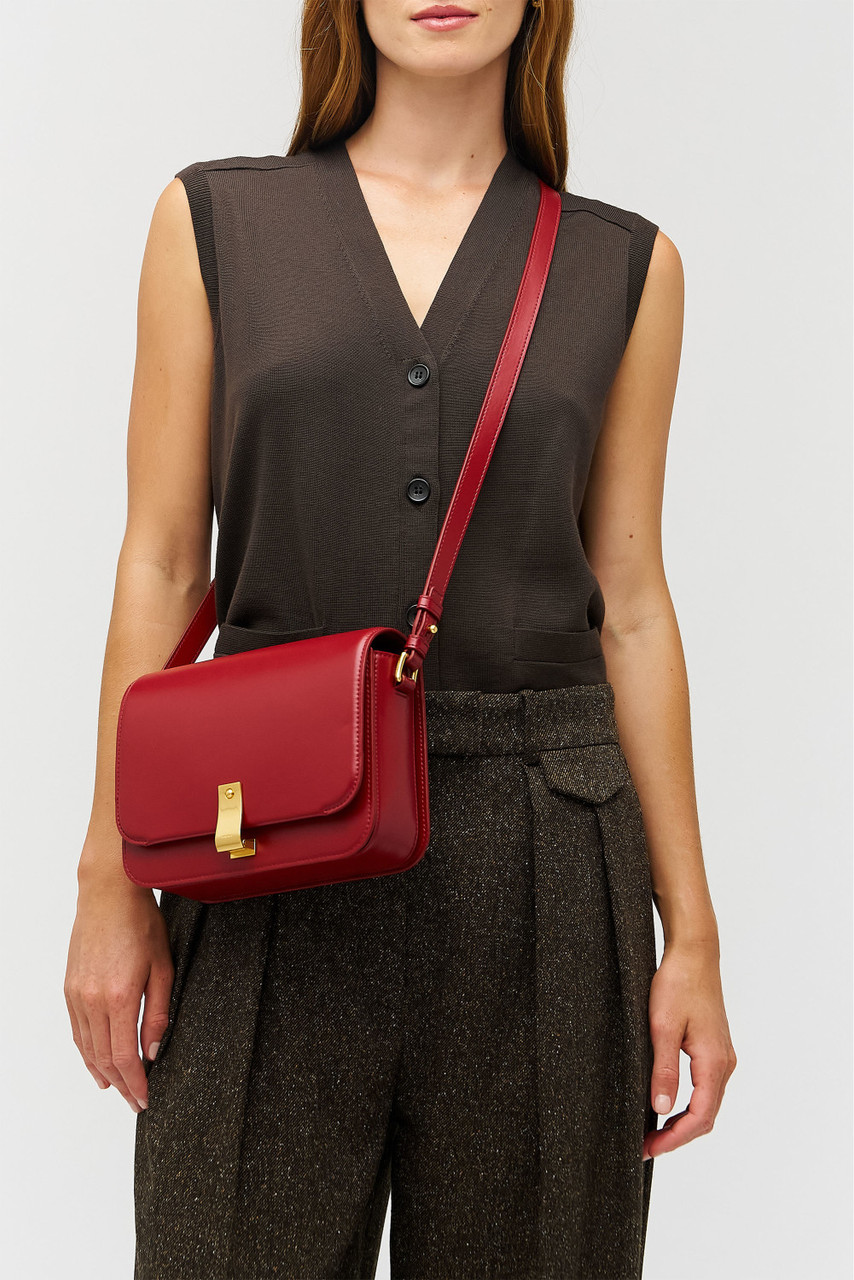 【OROTON】ETTA LARGE DAY BAG/ハンドル/クロスボディ/2Way ETTA LARGE DAY BAG - Cherry | Oroton
