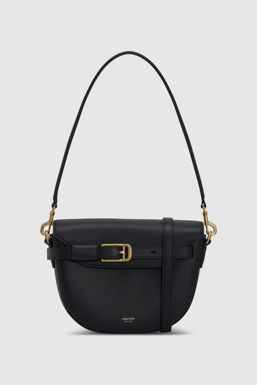 【OROTON】CALI SADDLE BAG/サドルバッグ/クロスボディ/2Ｗay CALI SADDLE BAG - Black | Oroton