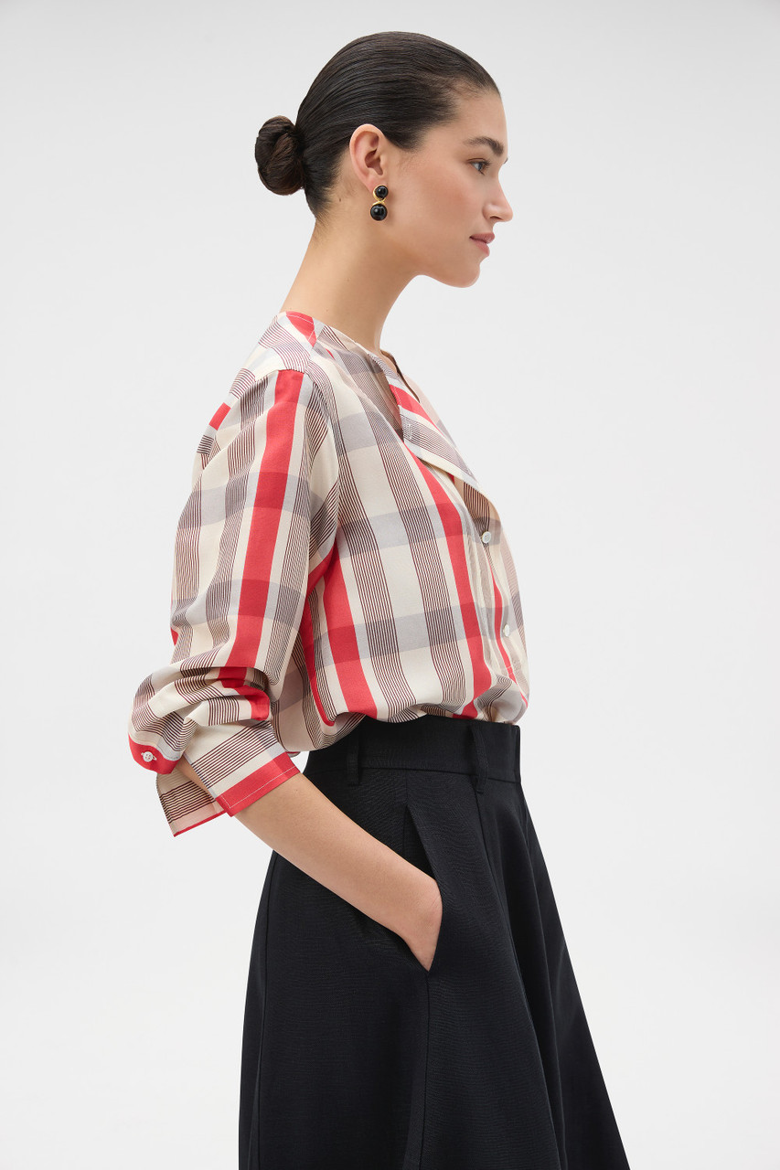 トップス 60S FLEETLINE SHADOW CHECK SHIRT 1960s Shadow Plaid Shirt by Fleetline