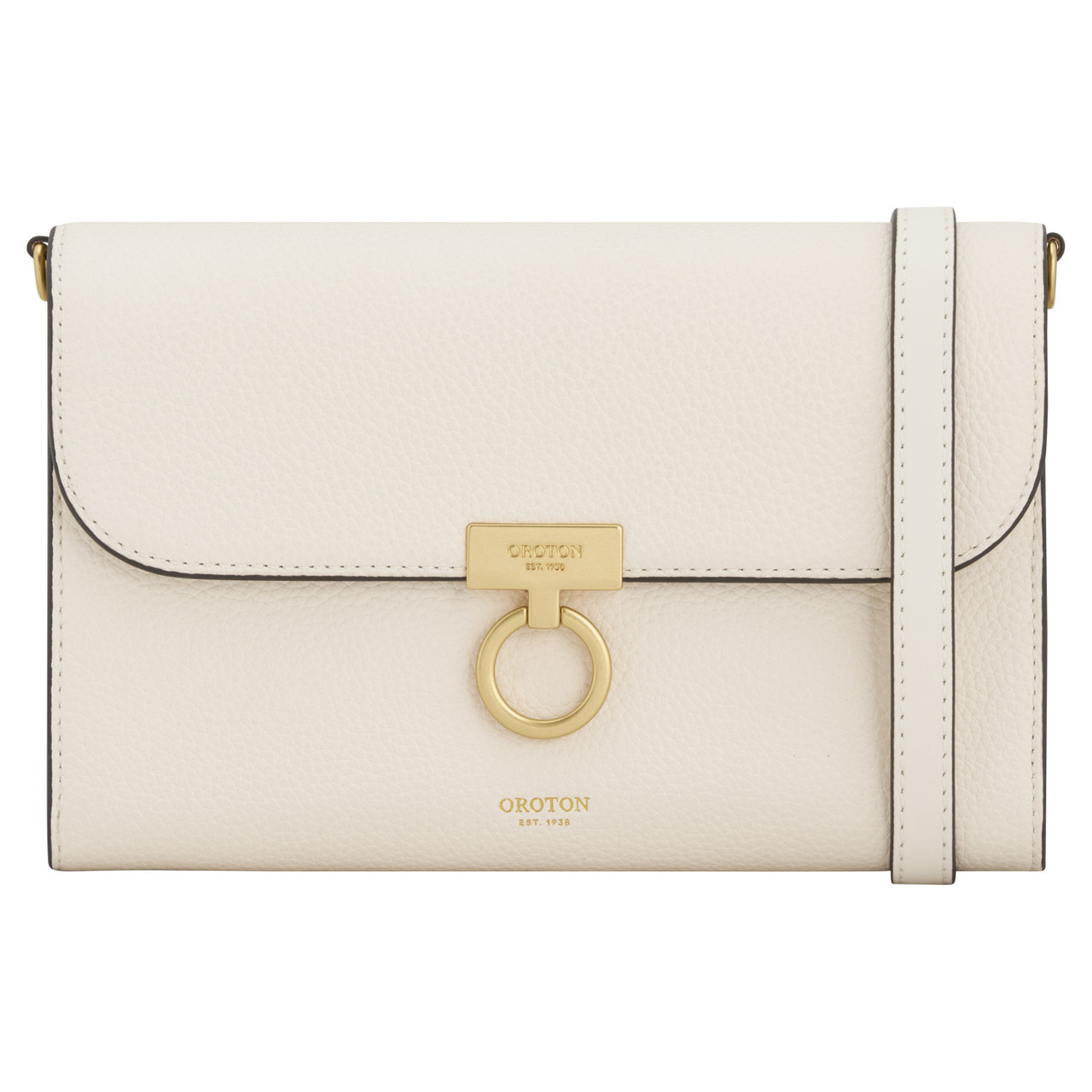 YVONNE WALLET CLUTCH CREAM Oroton