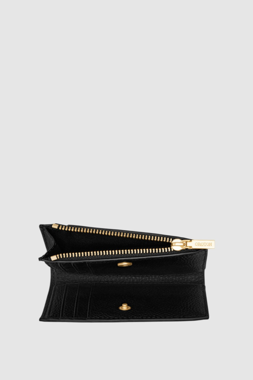Margot Mini 10 Credit Card Zip Wallet - Black | Oroton