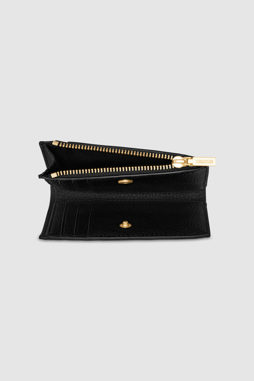 Margot Mini 10 Credit Card Zip Wallet - Black | Oroton