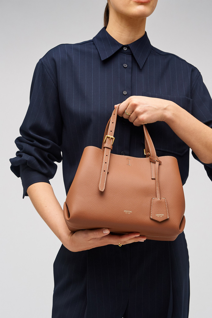 Margot Mini Day Bag Whiskey Oroton