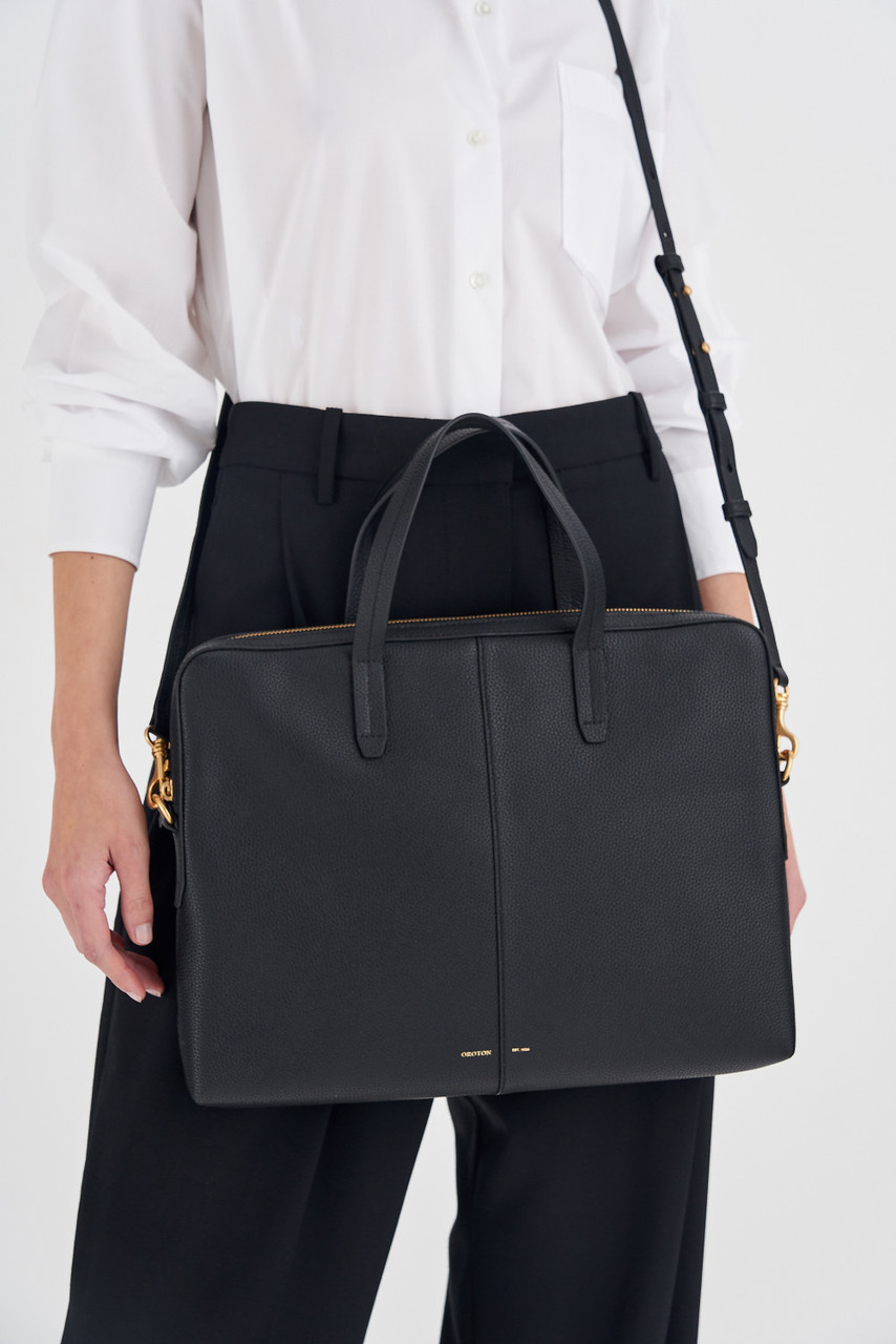 【OROTON】Lilly/ラップトップバッグ/ノートPC15インチ収納 Lilly Laptop Bag - Black | Oroton