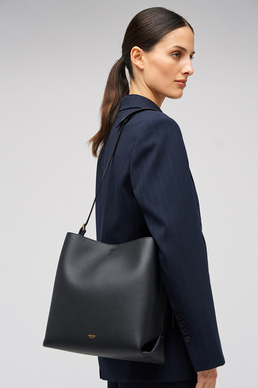 Tas Oroton Black Tote Bag Margot Hobo Black Oroton