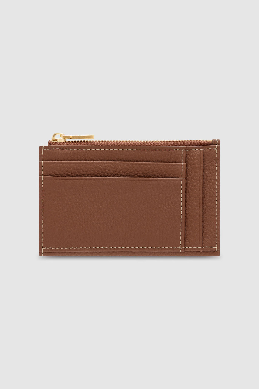【OROTON】Margot 4 Credit Card Mini Zip Pouch/ウォレット Margot 4 Credit Card Mini Zip Pouch - Whiskey | Oroton