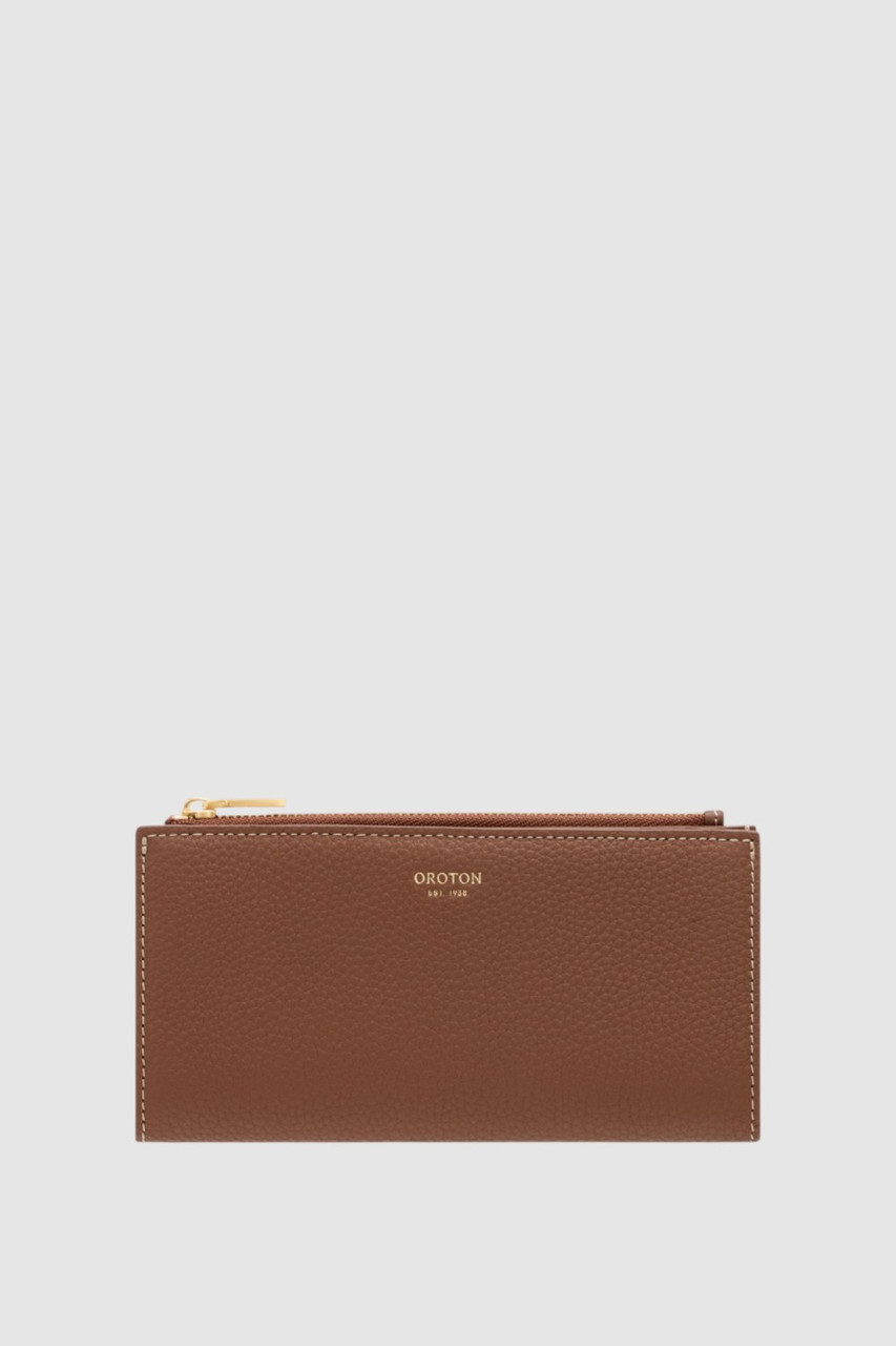 Margot Zip Fold Wallet - Whiskey | Oroton