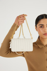 Fay Mini Chain Crossbody - Rich Cream | Oroton