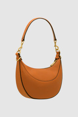 Back product shot of the Oroton Florence Small Shoulder Bag in Cognac and Premium smooth leather for Women .