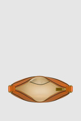 Internal product shot of the Oroton Florence Small Shoulder Bag in Cognac and Premium smooth leather for Women .