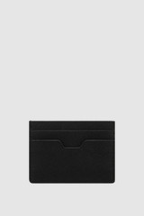 Back product shot of the Oroton Porter Saffiano Credit Card Sleeve in Black and Premium saffiano leather for Men .