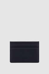 Front product shot of the Oroton Porter Saffiano Credit Card Sleeve in Dark Navy and Premium saffiano leather for Men .