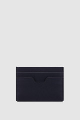 Back product shot of the Oroton Porter Saffiano Credit Card Sleeve in Dark Navy and Premium saffiano leather for Men .