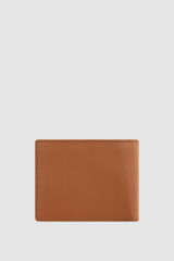 Back product shot of the Oroton Jessie 8 Credit Card Wallet in Caramel and Veg tanned leather for Men .