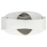 Internal product shot of the Oroton Clara Mini Bag in Paper White and Pebble leather for Women .