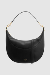 Front product shot of the Oroton Florence Medium Hobo in Black and Smooth leather material for Women .