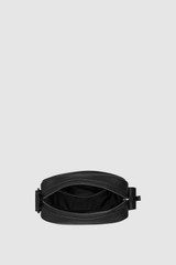 Internal product shot of the Oroton Porter Pebble Phone Crossbody Bag in Black and Premium pebble leather for Men .