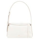 Front product shot of the Oroton Caroline Small Day Bag in Paper White and Smooth leather for Women