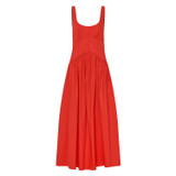 Front product shot of the Oroton Tie Back Sundress in Poppy and 100% cotton for Women . IP:1
