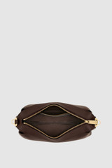 Internal product shot of the Oroton Alice Crossbody in Bear Brown and Premium pebbled leather exterior for Women .