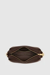 Internal product shot of the Oroton Alice Crossbody in Bear Brown and Premium pebbled leather exterior for Women .