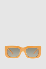 Front product shot of the Oroton Alice Sunglasses in Clay and Acetate for Women .