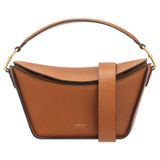 Front product shot of the Oroton Fable Small Day Bag in Amber and Smooth leather for Women