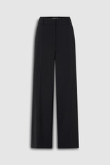 Front product shot of the Oroton Pleat Pant in North Sea and 98%  wool, 2% elastane for Women .