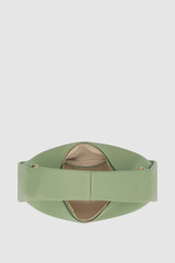 Internal product shot of the Oroton Clara Mini Bag in Cactus and Pebble leather for Women .