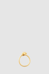 Detail product shot of the Oroton Julie Knot Ring in 18K Gold Vermeil and Sterling silver for Women .