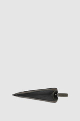 Internal product shot of the Oroton Jude Credit Card Pouch in Dark Olive and Pebble leather for Men .