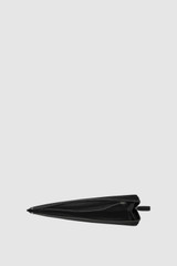 Internal product shot of the Oroton Jude Travel Wallet in Black and Pebble leather for Men .