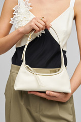 CINDER MINI BAGUETTE - Antique Cream | Oroton CINDER MINI BAGUETTE - Antique Cream | Oroton