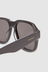 Front product shot of the Oroton Sigrid Sunglasses in Flannel and Acetate Frame for Women .