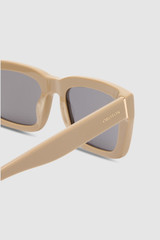 Front product shot of the Oroton Hanna Sunglasses in Wheat and Acetate Frame for Women .
