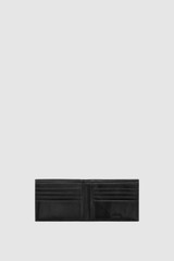 Internal product shot of the Oroton Marcus Veg 8 Credit Card Wallet in Black and Vegetable Tanned Leather for Men .