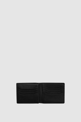 Internal product shot of the Oroton Ethan Signature 12 Credit Card Wallet in Black Signature and PVC-coated canvas material for Men .