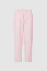 Front product shot of the Oroton Arlo Carpenter Chino in Palest Pink and 100% Cotton for Women