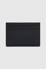 Back product shot of the Oroton Clara Smooth Credit Card Sleeve in Black and Premium smooth leather for Women .