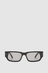 Front product shot of the Oroton Kit Sunglasses in Black and Acetate for Women .