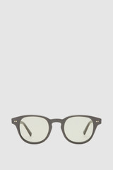 Front product shot of the Oroton Fifer Sunglasses in Grey and Acetate for Women .