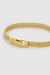 Detail product shot of the Oroton Mathilde Bracelet in Worn Gold and Premium brass material for Women .