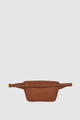 Back product shot of the Accessories Lilly Belt Bag in Cognac and Smooth leather for Women
