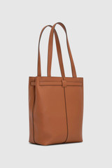 Back product shot of the Oroton Cali Tote in Amber and Premium smooth leather for Women .