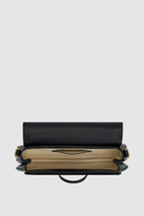 Internal product shot of the Oroton Carter Baguette in Black and Premium saffiano leather for Women . IP:17