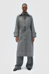CHECK COAT Slate